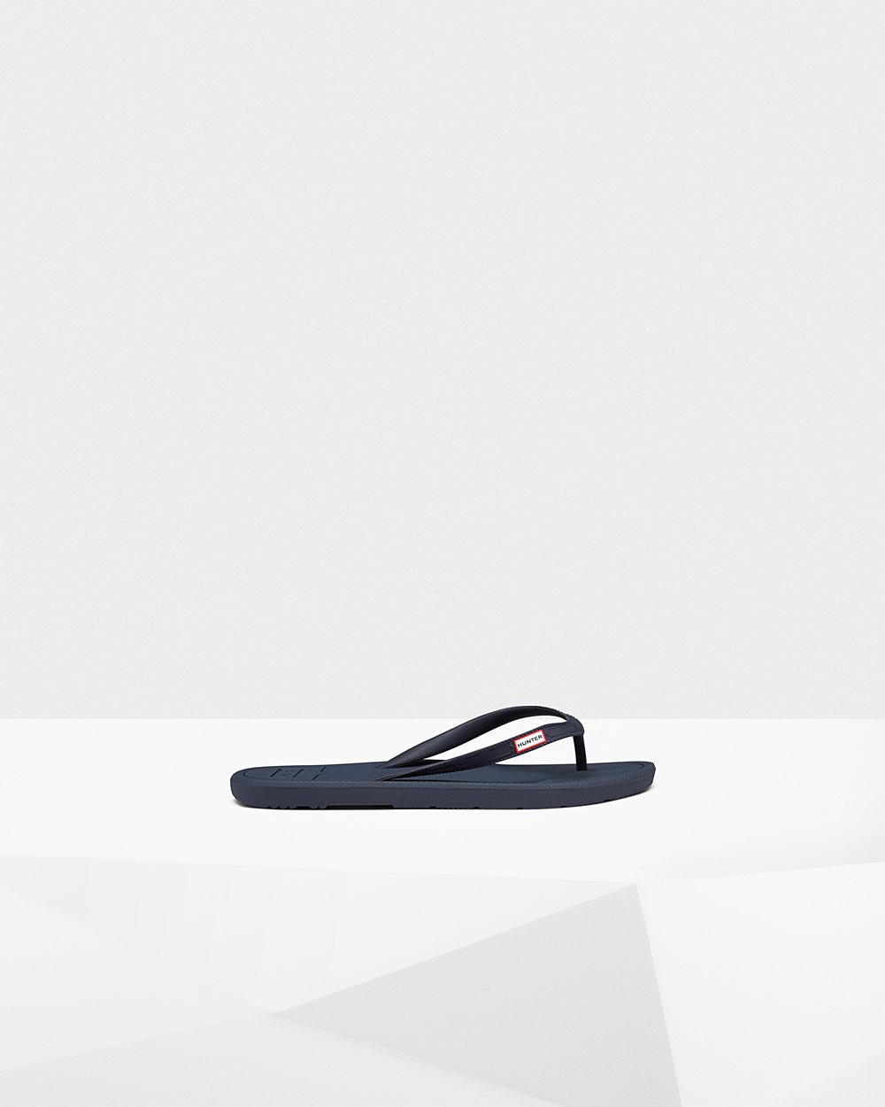 Hunter Flip Flops Marineblå - Dame Original - Norge LUZFTY-958